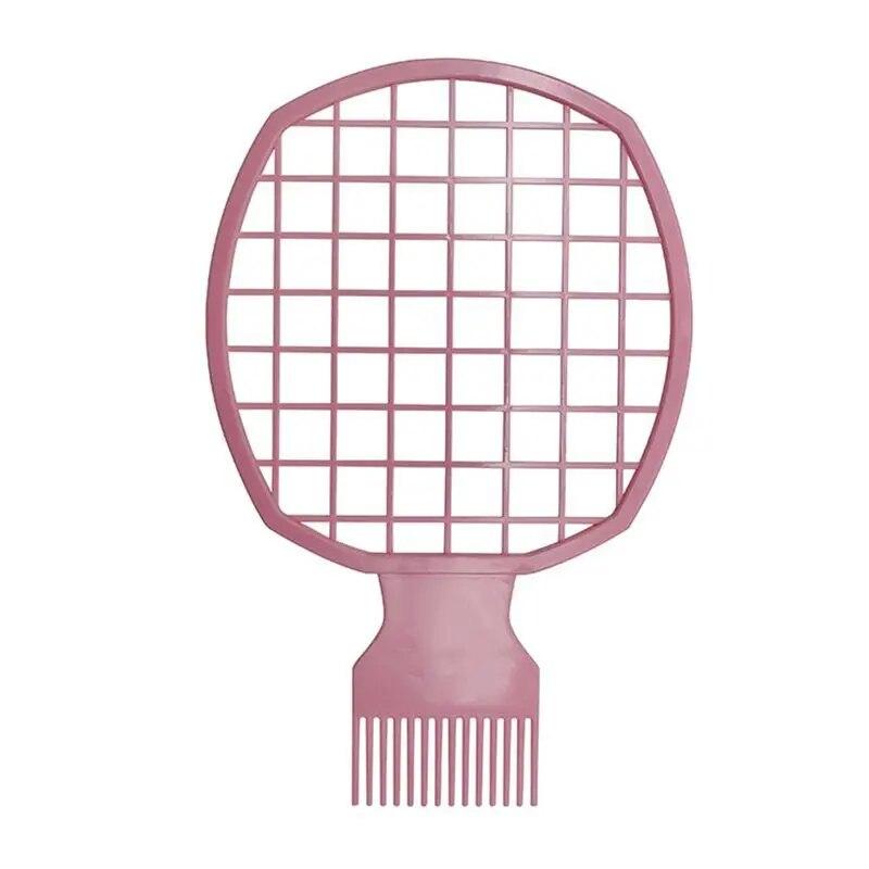 

Модная мужская двусторонняя закручивающаяся расческа, профессиональная расческа для вьющихся волос, грязная коса, расческа для химической завивки, стильная расческа, витой инструмент, новинка розовый