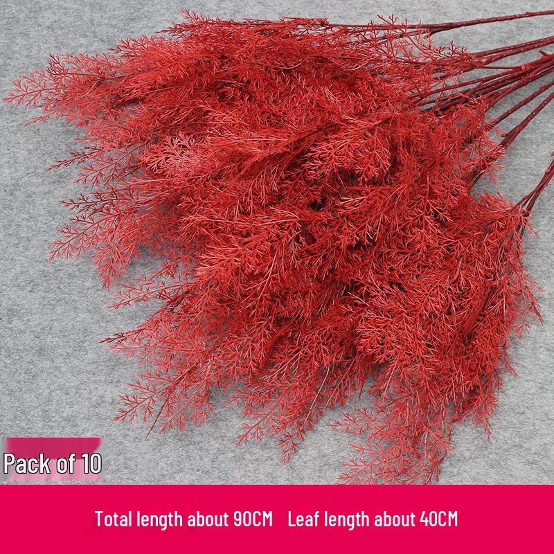 Wine Red Artificial Floral Bouquet - Chinese Wedding & Engagement Ceiling Decoration