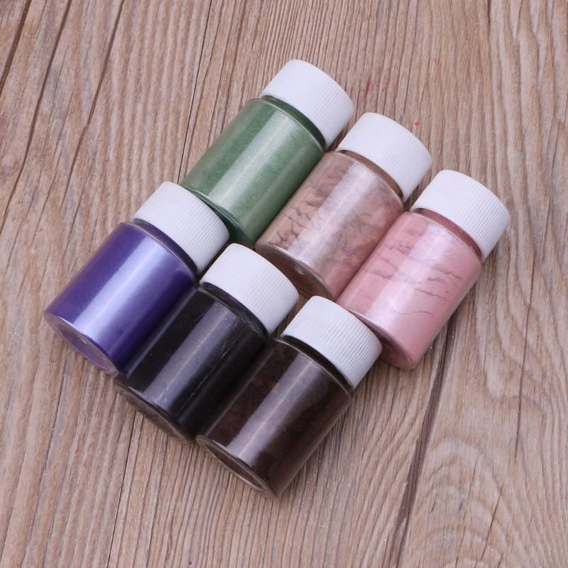 Glimmerpulver Pigment für Nagelglitzer Kosmetikharz mit Perlmutt-Glanz für DIY Seifenherstellung DIY Bastelarbeiten