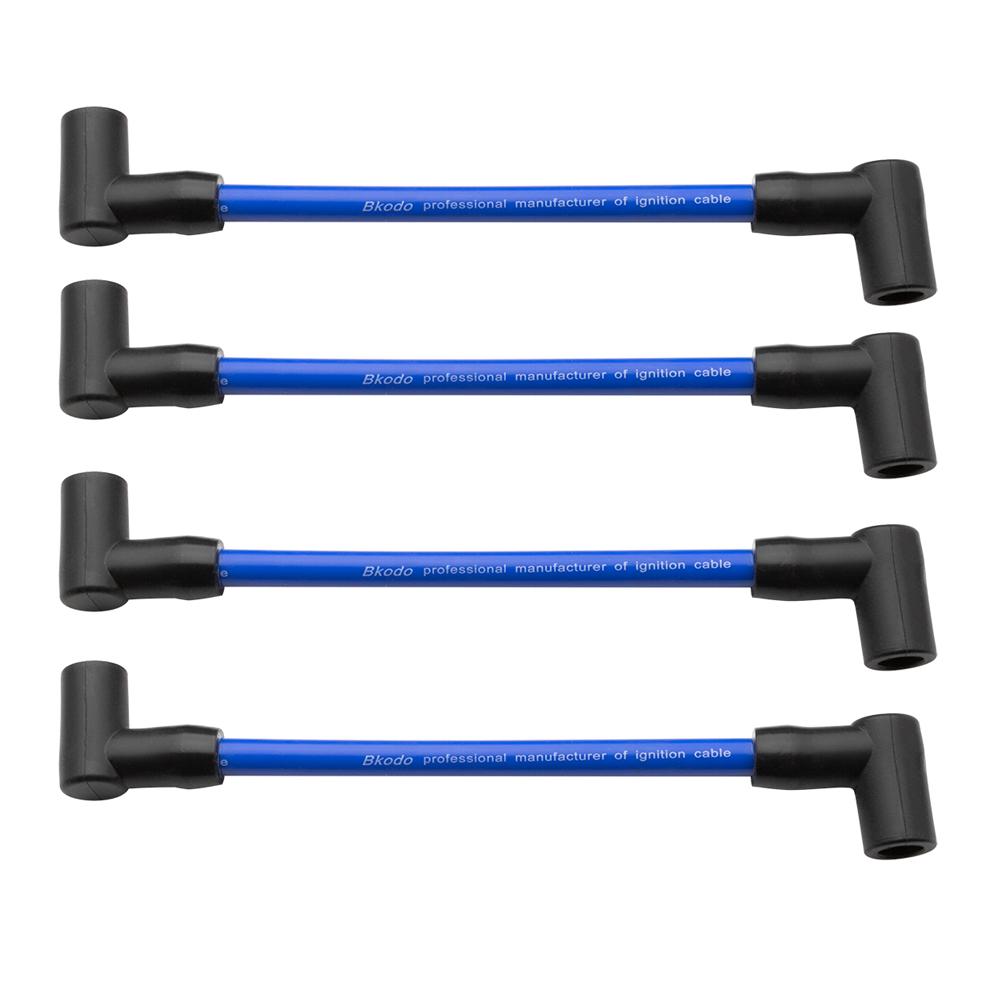 2 Pcs 6" Marine Spark Plug Wire Fit For Johnson Evinrude Outboard Replaces 18-8816-1 582365