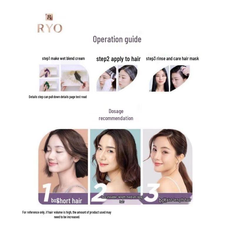 Ryo Grey Coverage Hair Dye Cream