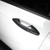 ABS Carbon Fiber Door Handle Cover Trims For Hyundai Kona 2024 2025 Accessories