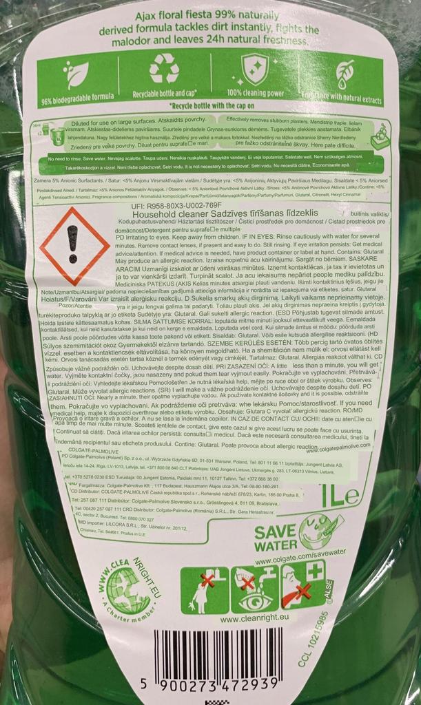 Floral Fiesta universal floor cleaner 1l