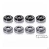 8 Pieces Shuffleboard Table Puck Lids Chrome Center Opening