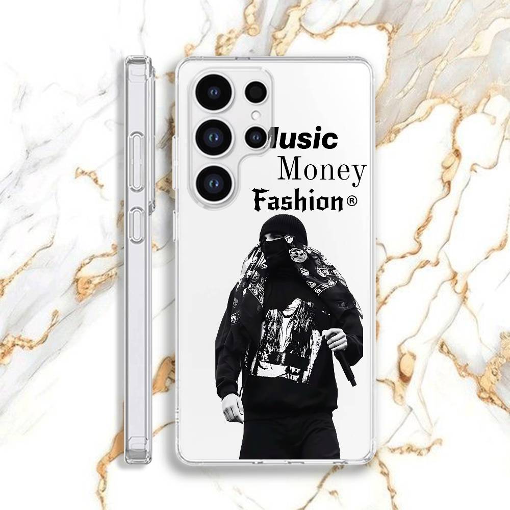 E-EsDeeKid Phone Case For Samsung S21,S24,S30,S10,S22,S25,S23,S10,PIus,Ultra,5G,FE,lite Clear TPU Cover