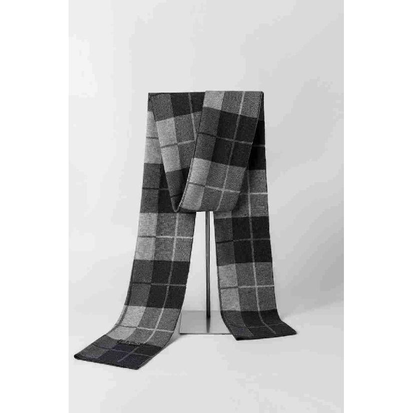 

Зимний высококачественный мужской маленький вязаный шарф с шахматным узором в корейском стиле, модный универсальный простой шерстяной шарф, подарок на день рождения 195*28