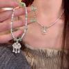 Cold Bamboo Safety Lock Bell Bracelet, Necklace Antique Small Fresh Retro New Chinese Collarbone Chain Accessories