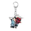 5cm Acrylic Anime Cartoon Kamado Nezuko Agatsuma Tanjiro Giyuu Q Version Keychain Game Character Backpack Pendant Charm Gift Toy