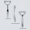 Yousheng Multifunctional Peeler, Zinc Alloy Vegetable Fruit Cutter for Potato Apples, Ergonomic Kitchen Scraper with Hanging Hole
