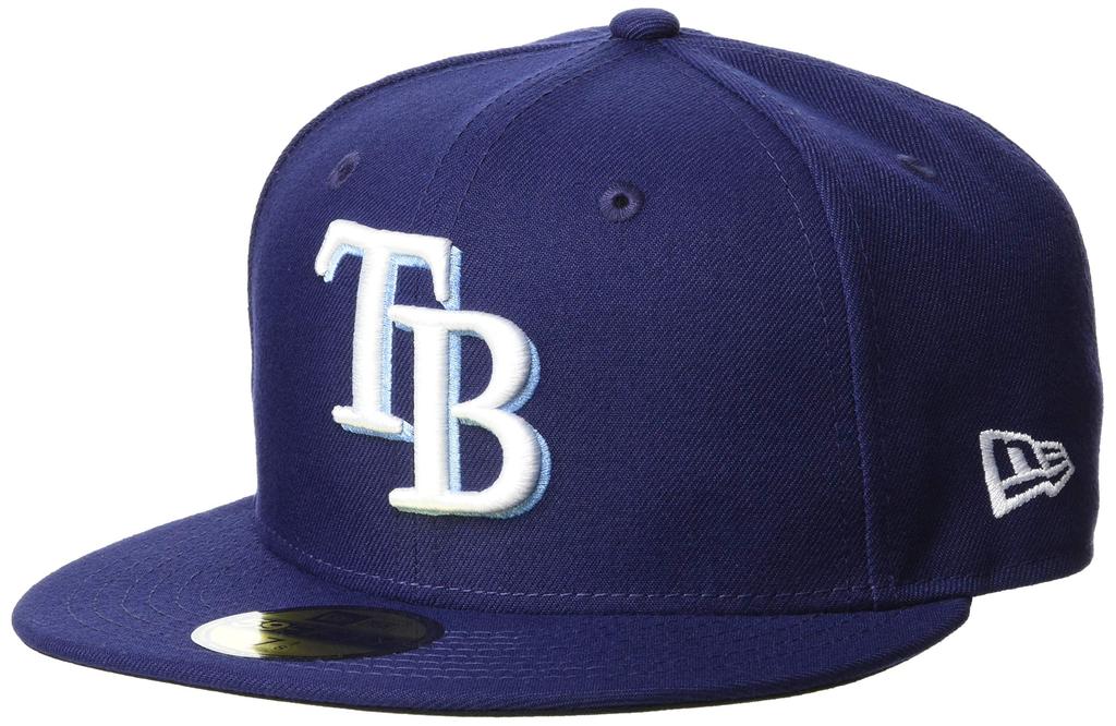 New Era MLB ACPERF Tampa Bay Rays Baseball Size Size 778 to Japanese Size Cap, 17J, Unisex, 11449336, Game, Japan, (Equivalent 3L)