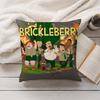 Cartoon BBrickleberry Pillow Case Home Decoration Cushion Cover Suitable For Bedroom Car Office Sofa