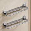 Punch Free Bathroom Storage Rack Carbon Steel Towel Shelf New Towel Holder  Washroom