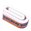 12 Pcs Acrylic Paper Clips Bright Colors Classroom Office Supplies Creative Souvenir Paper Clip Gifts