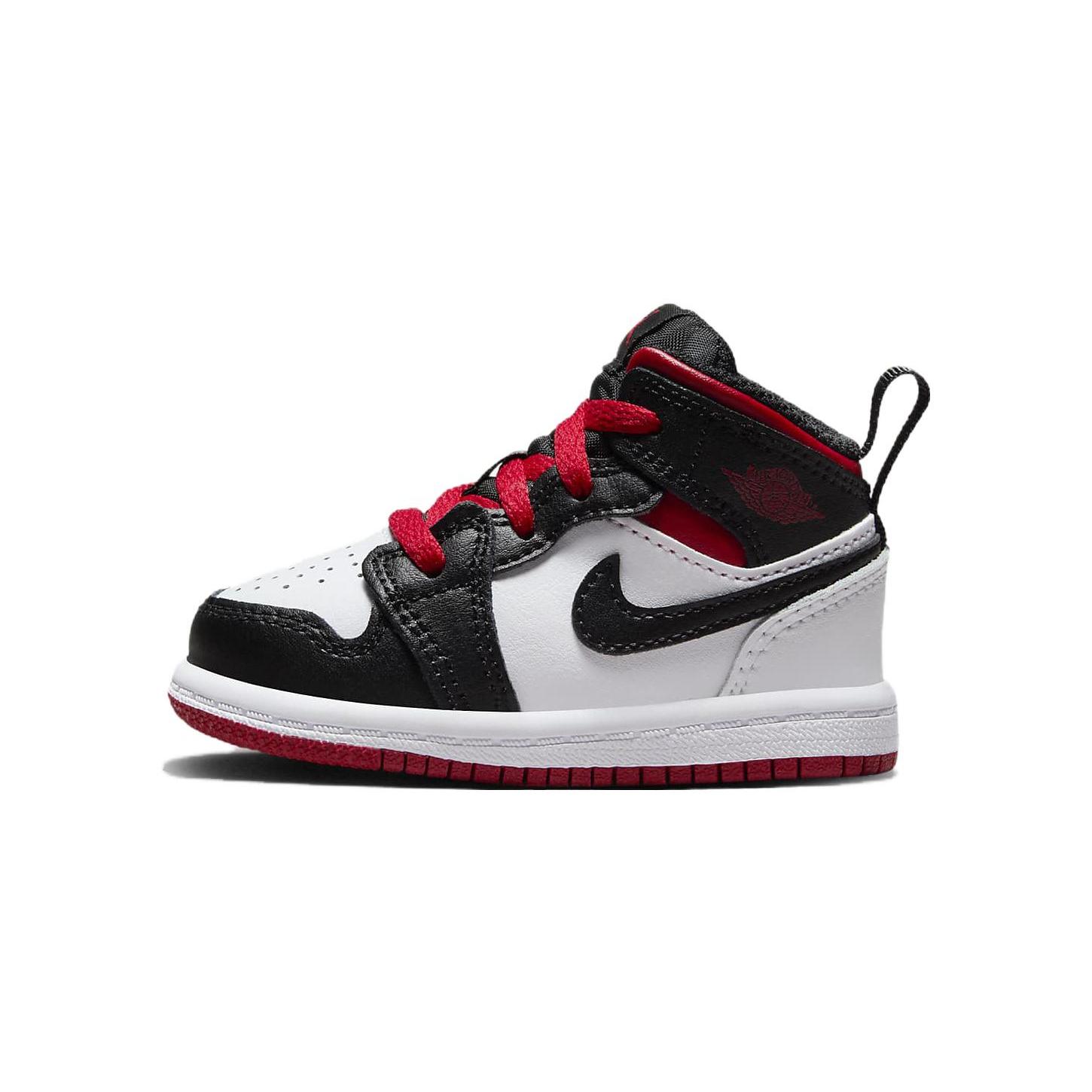 

New Jordan 1 Mid White Gym Red TD DQ8425-106 27