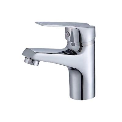 Single-Handle Basin Faucet with Hot & Cold Water