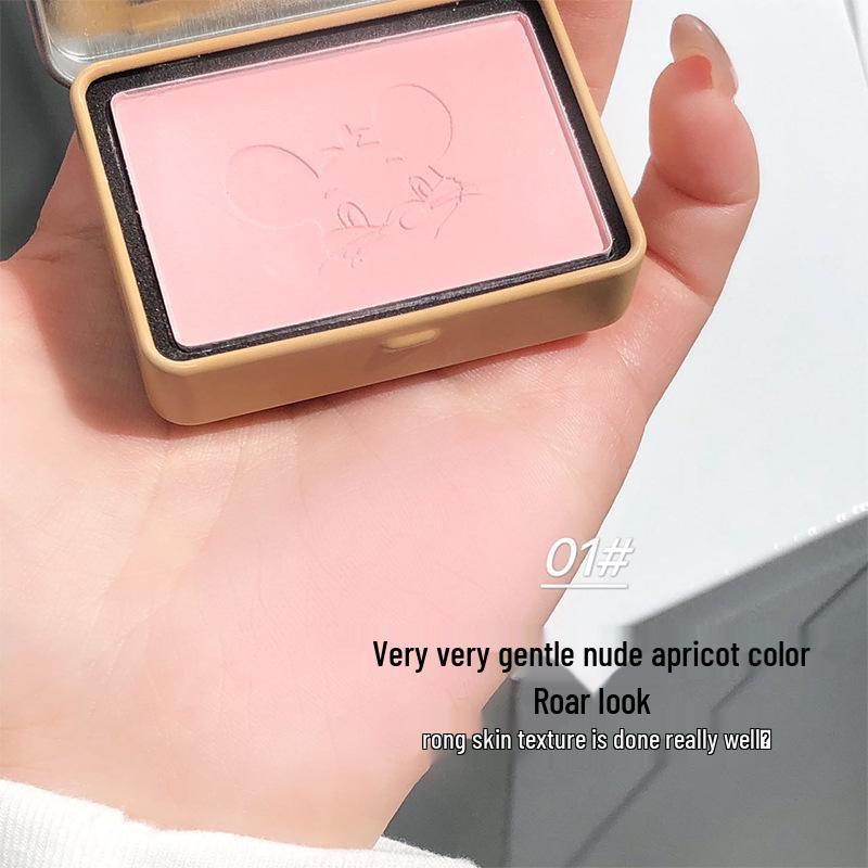 CACE Retro Anime Stil Rouge-Maus - Grau-Rosa Ton Rouge Kontur