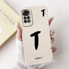 For Xiaomi Redmi Note 11S 4G Case Lovely Letters Soft Silicone Shockproof Phone Cover For Redmi Note 11 Pro Plus Note11 4G Funda