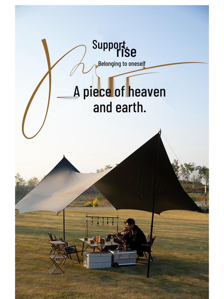 Lightweight Aluminum Telescopic Tent Pole for Outdoor Camping