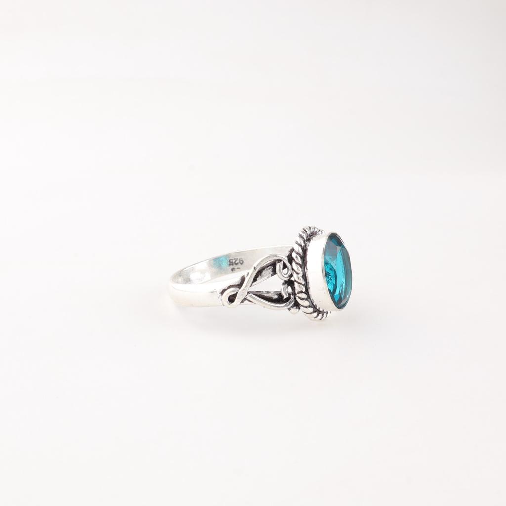 Apatite Gemstone 925 Sterling Silver Jewelry Handmade Fashionable Women's Ring RR-8-11