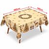 Christmas Tablecloth Festive Snowman Santa Print Dining Table Decor Gift