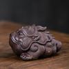 Boutique Yixing Zisha Gold Toad Auspicious Tea Pet Ornaments Handmade Sculpture Tea Ceremony  Accessories Coffee Table Crafts
