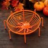 Decorative Spider Web Dish Halloween Basket, Plastic Cobweb Design Fruit Serving Bowl, Treat High-quality Bowl or Trick Candy Holder for Dinner Table,