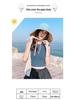 Women's Summer Sun Protection Hat with Large Brim and Face Covering