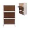 Storage Bins with Lid Stackable Plastic Box Organizer House Organizing Container for Living Room Bedroom