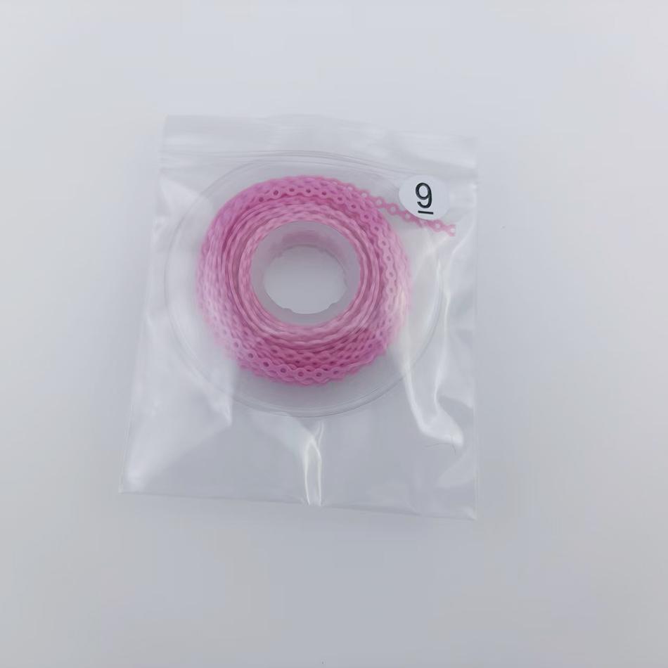 

1 шт. Ортодонтия Короткая Эластичная Силовая Цепочка Ортодонтическая Брекет-система Непрерывная E-цепочка Стоматологические Материалы для Стоматолога