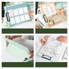Writing Pad Stand File Folder Folding Paper Display Stand Briefcases A4 Board Clip Folder  Shelf