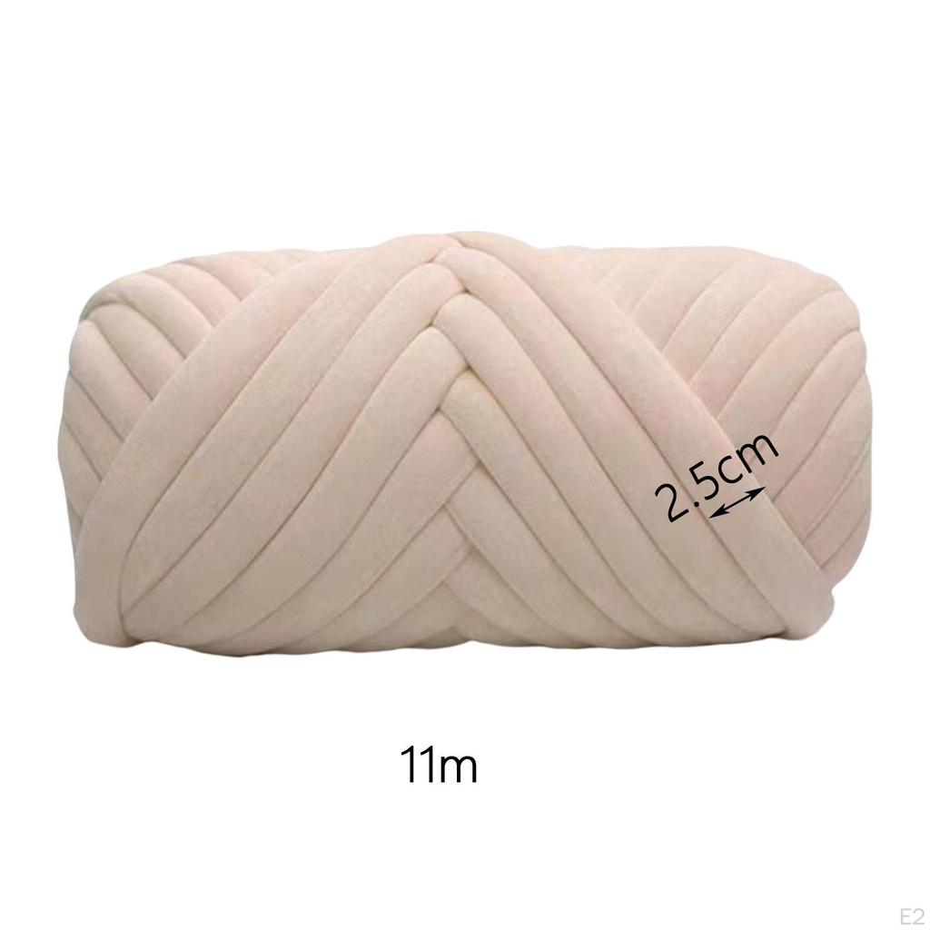 Polyester Chunky Yarn Arm Knitting Crochet Hook 250G Bulky for Macrame DIY Cushion