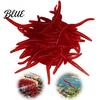 Scented Worm Baits 50/100/200Pcs Soft Simulation Earthworm Lures Shrimp Fake Freshwater Saltwater Fishing Tackle Baits Artificial Bloodworm