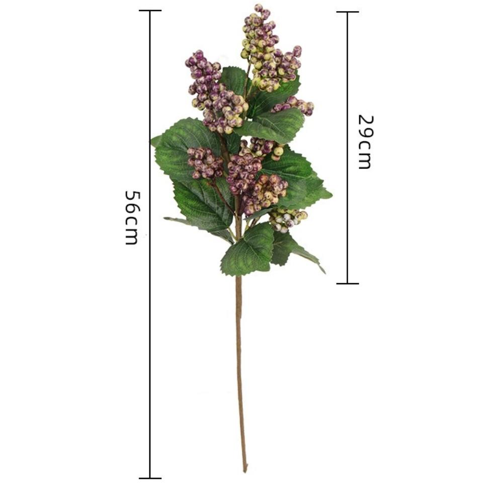 3 Pcs 56cm Fall Floral Picks for Wreath Artificial Berry Picks Fake Berries Stems Hanging Spray Frosted Thanksgiving Decoration