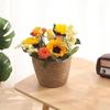 Decorative Grass Woven Planter Basket Handmade Flowerpot Storage Baskets  Terraces