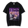 2026 Summer Mens Letter Portrait Print Novel Round Neck Short Sleeved 100 Pure Cotton Neutral Street Soft Casual Tshirt