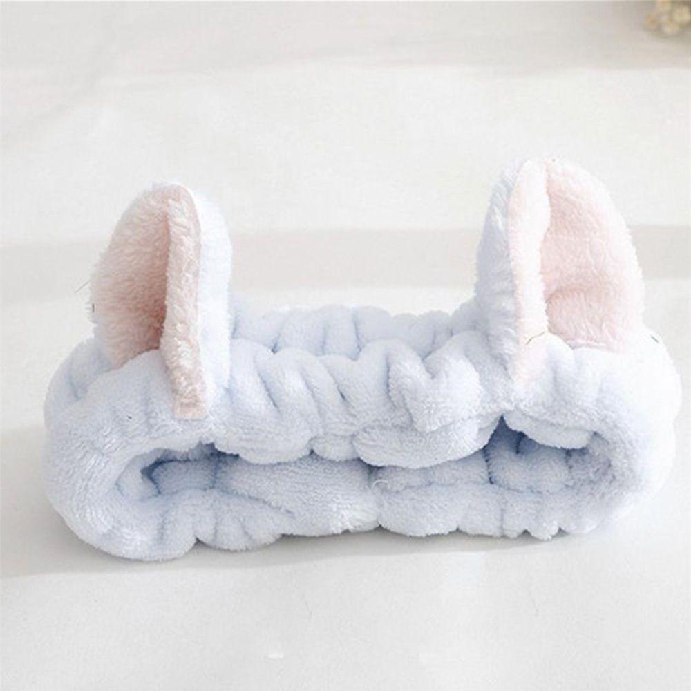 Lovely Cute Makeup Tools Spa Clean Face Party Hair Band Cat Ears Fluffy Headband