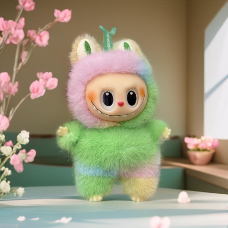 Слепой бокс Черный малыш Плюшевый Виниловый Брелок-подвеска Украшение Подарок Кукла fourth generation