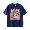 I Eat Microplastils Meme Funny Cat Unhinged Graphic T Shirts Unisexs Clothing Humor Loose Tshirt Cotton Casual T Shirt Streetwear