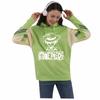 Unisex Pirate King Anime Color Block Patchwork Hoodie with Hood