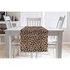 HOSNYE Table Runner Brown Leopard Pattern,Cotton Linen Table Runner Decoration for Kitchen Family Dinner Table Holiday Party Farmhouse Style 13 x 72