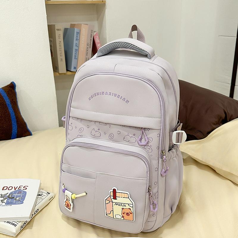 Girl's New Schoolbag Mori Ins Senior Sense Sweet Primary School Students 3rd To 6th Grade Cute Lightweight Backpack