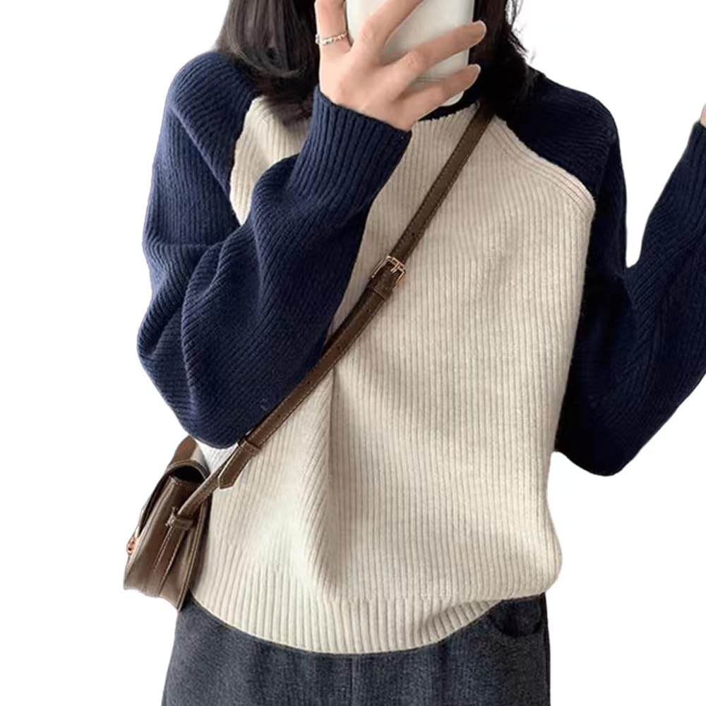 

Vincent house Knit Sweater with Switch Loose Long Solid Perfect for Women s Pattern, Fit, Sleeves, Soft, Cute, Stylish, Slimming, Color, Commuting,