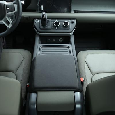 Dla Land Rover Defender 90 110 130 -2024 Tkanina Czarna Pudełko Podłokietnika Środkowego Siedzenia Pokrowiec Ochronny Akcesoria Wnętrza Samochodu