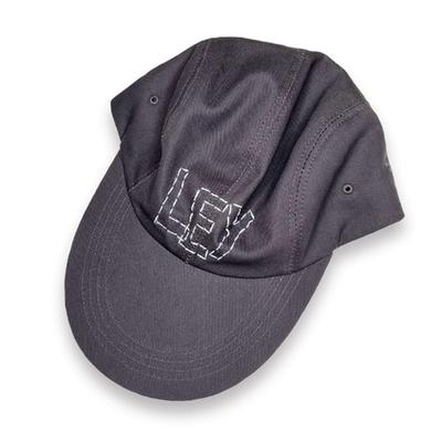 NOUGHT LEY Handstitch Long Brim Cap / Charcoal