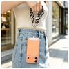 Ins Floral Phone Crossbody Strap Detachable Long Phone Case Lanyard Cute Fabric Shoulder Wrist Chain Mobile Phone Camera Pendant