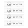 Emblema Metálico para Coche Pegatinas Limpiaparabrisas Decoración Reflectante Pegatinas Para BMW E36 E64 E85 E60 F10 F30 F36 F32 F82 F83 F07 G01 G20 G21 X6 X5 X3