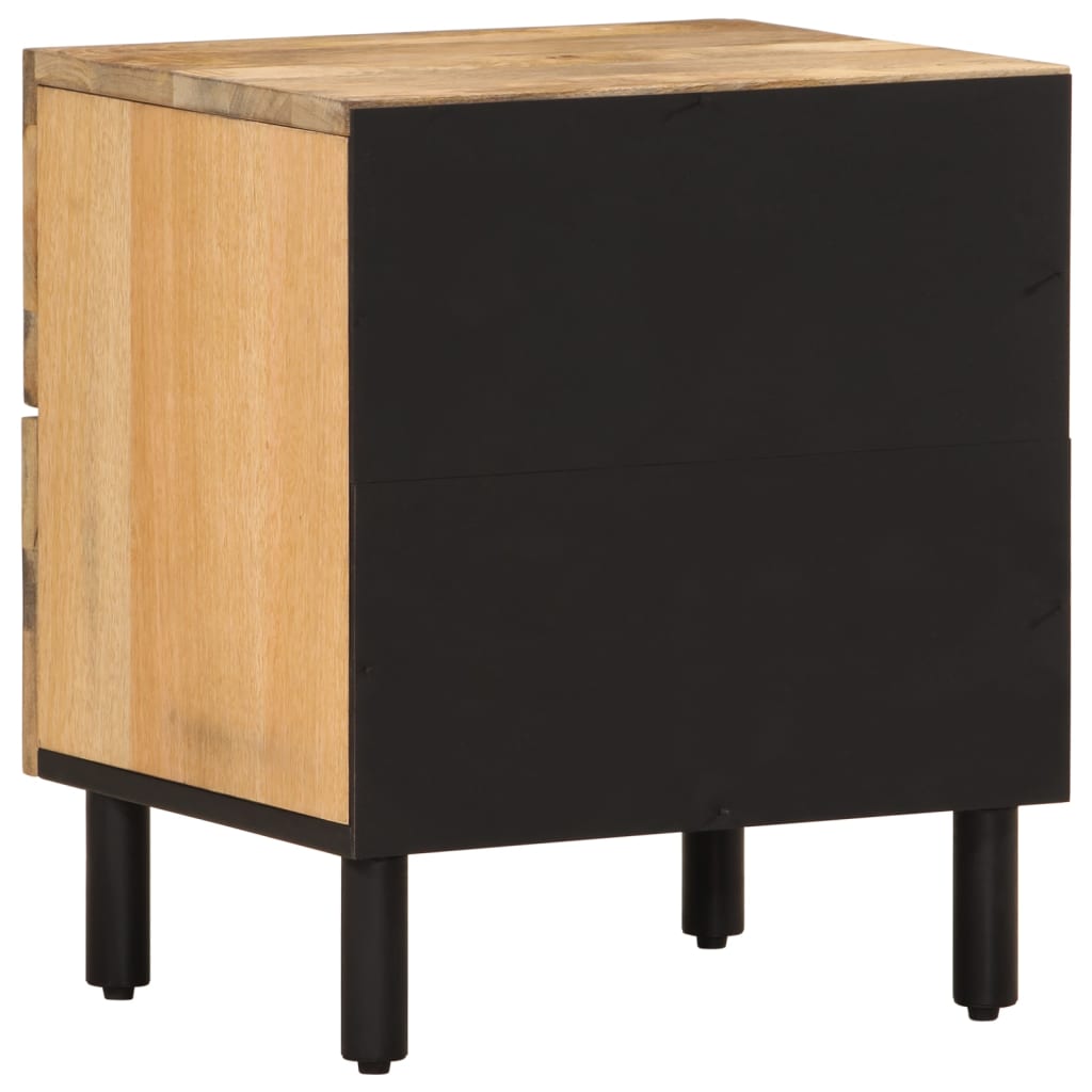 Nightstand 40 X 33 X 46 Cm Solid Mango Wood