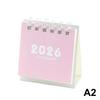 2026 Mini Calendars Creative Desk Portable Travel Calendars With Butterfly Capybara Designs Monthly & Weekly Planner Calendar
