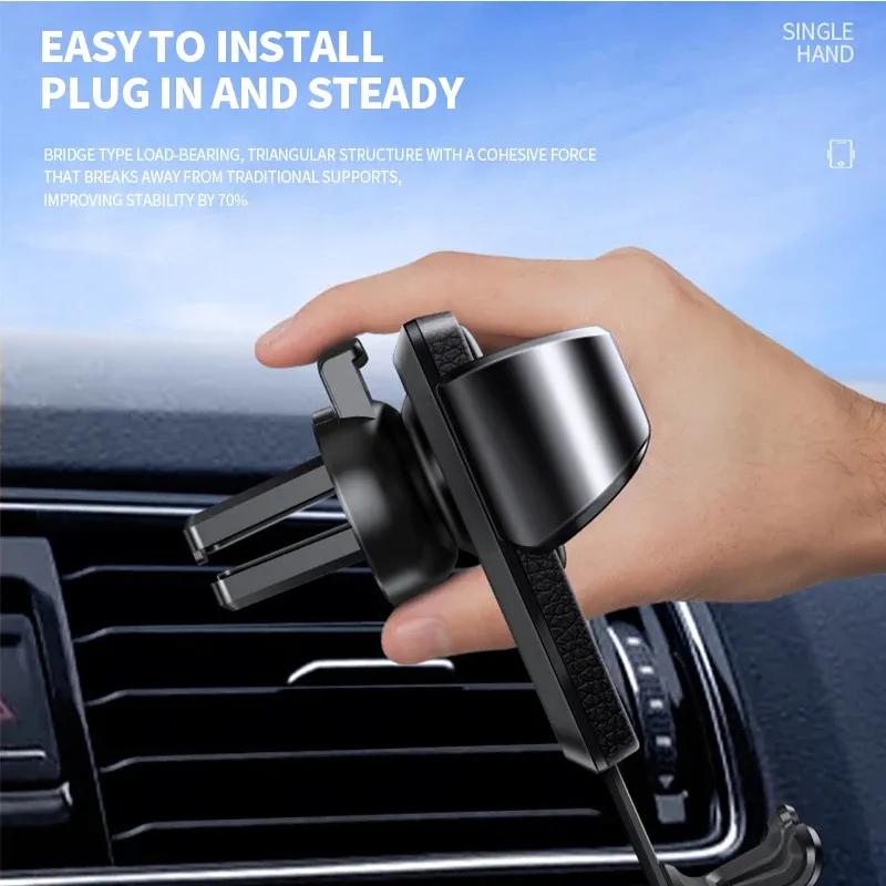 Gravity Auto Phone Holder Car Air Vent Clip Mount Mobile Phone Holder For BMW Mini Cooper Countryman Clubman R55 R56 R60 F54