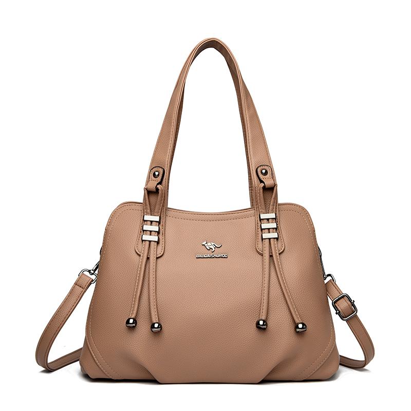 Hochwertige minimalistische Tragetasche für Damen, modische Schultertasche, einfarbige Umhängetasche, geeignet für den täglichen Gebrauch, zum Einkaufen, für den Weg zur Arbeit